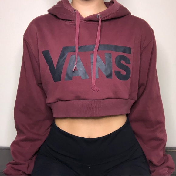 Vans Tops - ❌LAST CHANCE DELETING 6/5❌ VANS Crop Hoodie